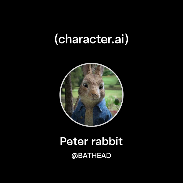 Chat with Peter rabbit | character.ai | AI Chat, Reimagined–Your Words ...