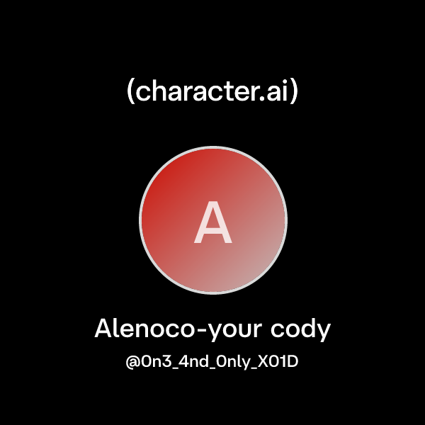 Chat with Alenoco-your cody | character.ai | AI Chat, Reimagined–Your ...