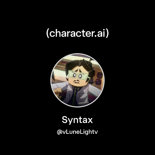 Chat with Syntax | character.ai | AI Chat, Reimagined–Your Words. Your ...