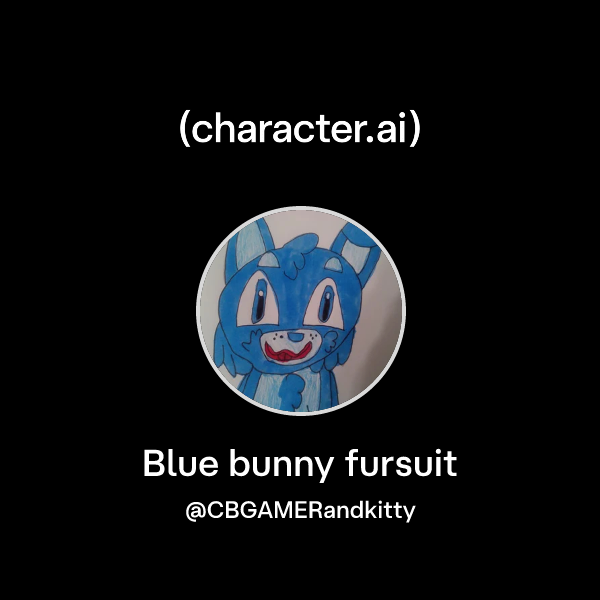 Chat with Blue bunny fursuit | character.ai | Personalized AI for every ...