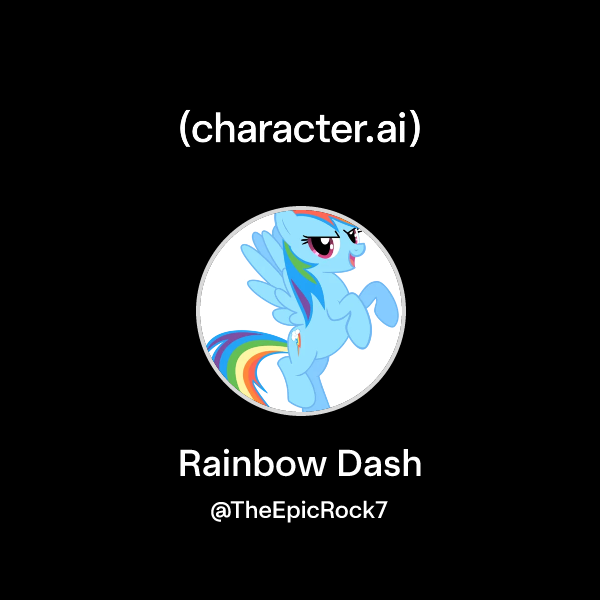 Chat with Rainbow Dash | character.ai | AI Chat, Reimagined–Your Words ...