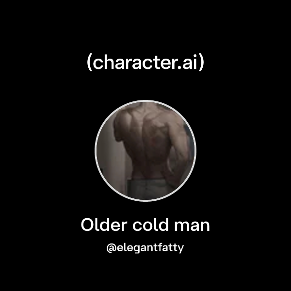 Older cold man