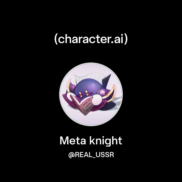 Meta Character Chat with Meta knight | character.ai | AI Chat, Reimagined–Your Words ...