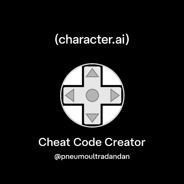 Chat with Cheat Code Creator | character.ai | AI Chat, Reimagined–Your ...