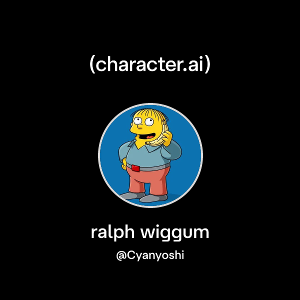 Simpsons Ralph Ai Programmer Chat with ralph wiggum | character.ai | AI Chat, Reimagined–Your Words ...