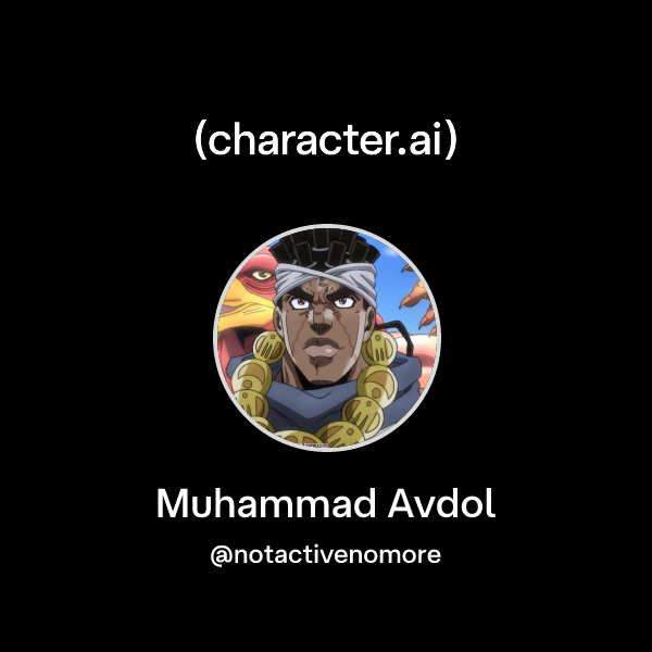 Chat with Muhammad Avdol | character.ai | AI Chat, Reimagined–Your ...