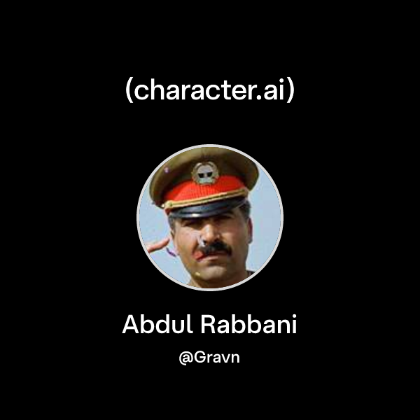 Chat with Abdul Rabbani | character.ai | Personalized AI for every ...