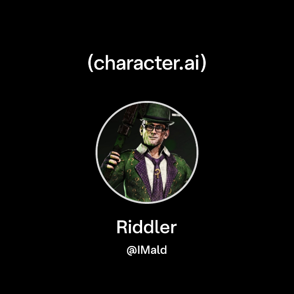Fat Ai Riddler Chat with Riddler | character.ai | AI Chat, Reimagined–Your Words. Your ...