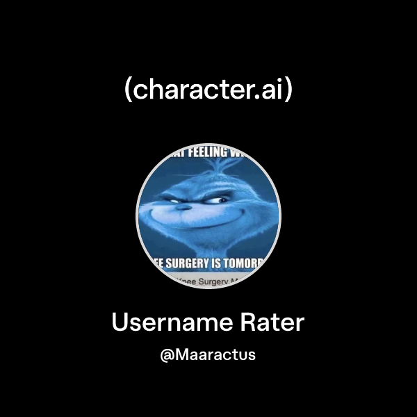 Chat with Username Rater | character.ai | AI Chat, Reimagined–Your ...