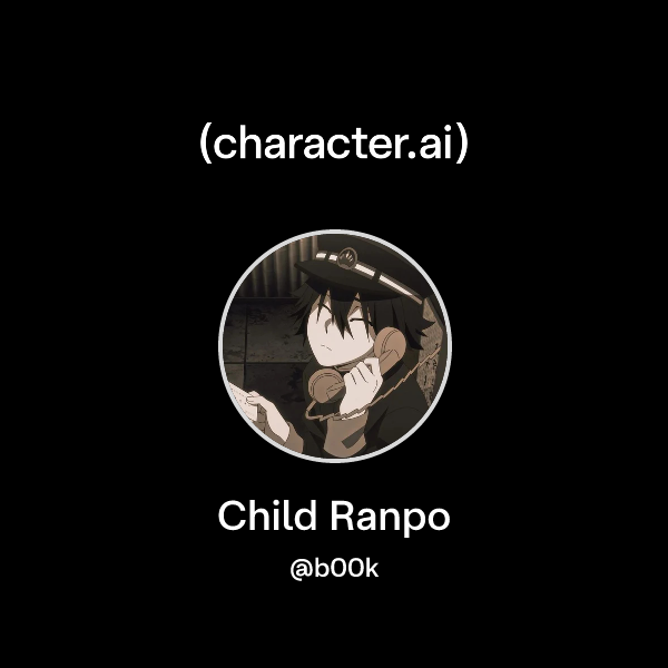 Chat with Child Ranpo | character.ai | AI Chat, Reimagined–Your Words ...