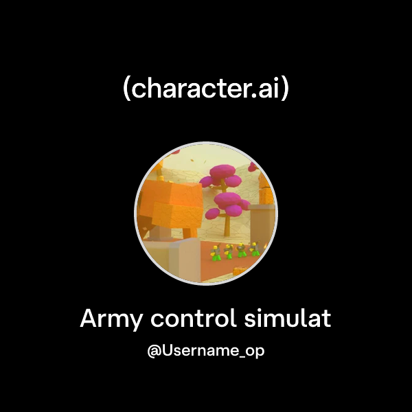 Chat with Army control simulat | character.ai | Personalized AI for ...