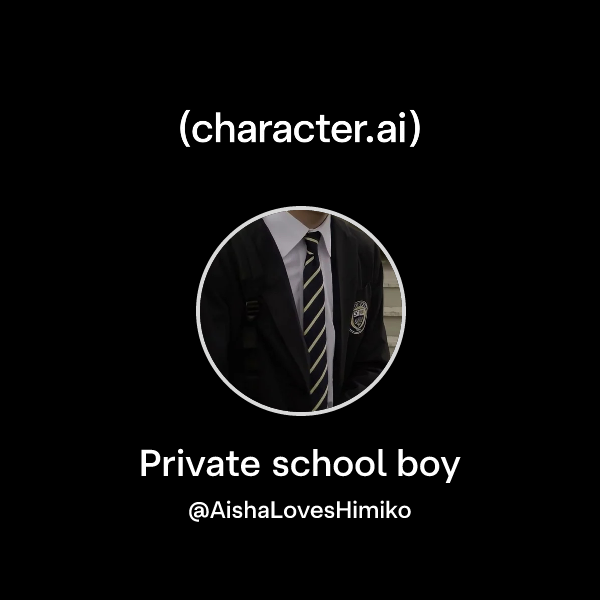 Private school boy