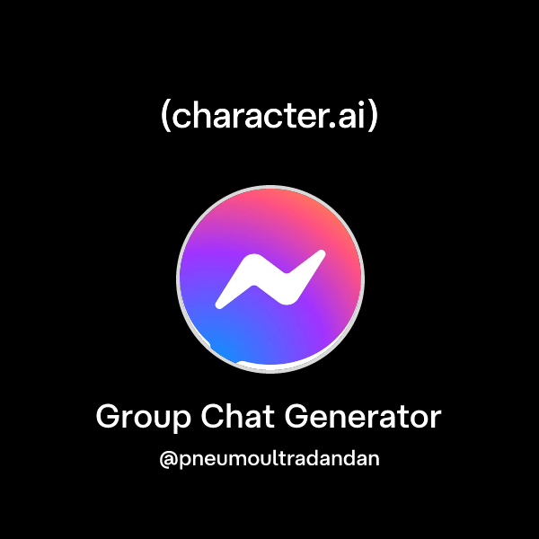 Chat with Group Chat Generator | character.ai | AI Chat, Reimagined ...