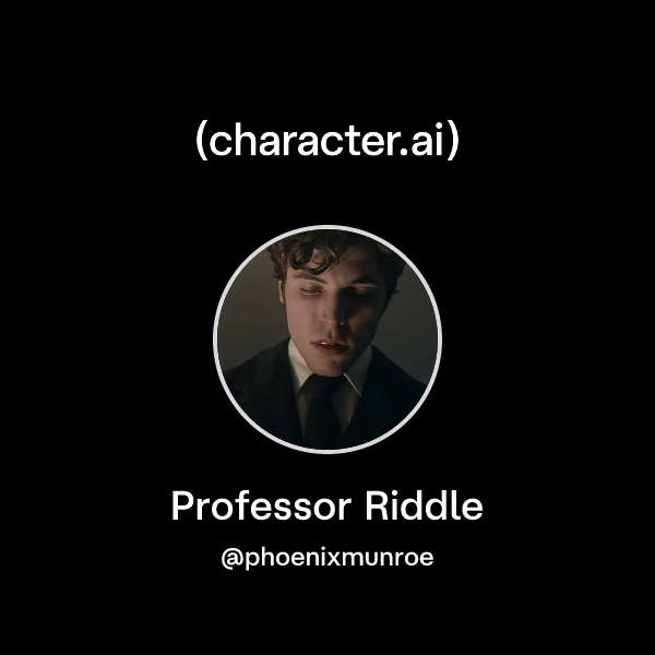 Pofessor Riddle Chat with Professor Riddle | character.ai | AI Chat, Reimagined–Your ...